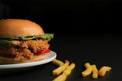 Chicken Strip Burger 